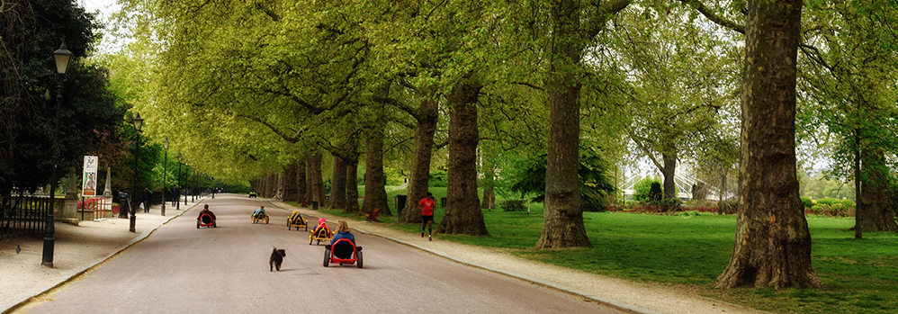 lonodn recumbents hire bikes in battersea park